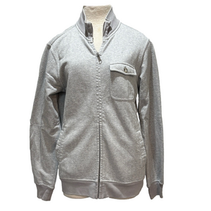 Banana Republic sz M grey zip up cotton jacket